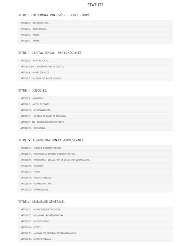 Odoo - Echantillon n°1 pour trois colonnes 