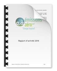 Rapport d'activité 2015 d'Emissions Zéro